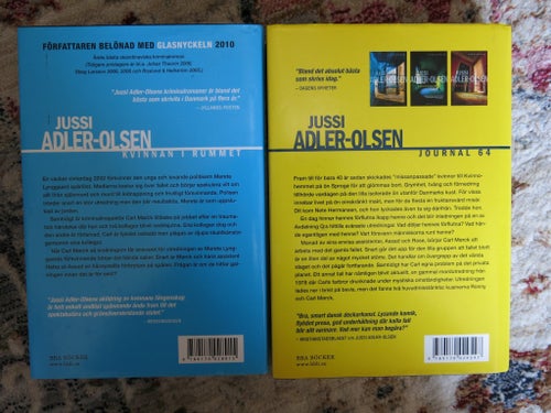 Jussi Adler-Olsen - 2 böcker.