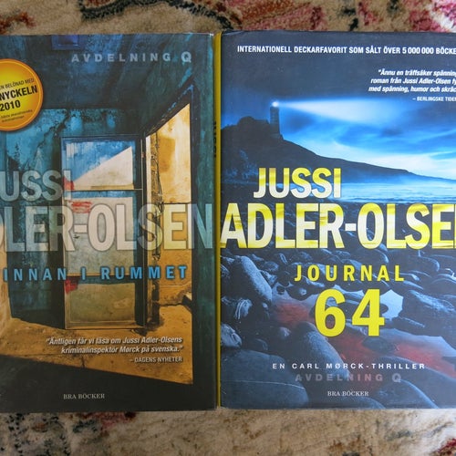 Jussi Adler-Olsen - 2 böcker.