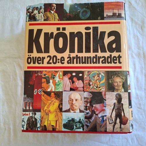 Krönika över 20:e århundradet Skyddsomslag i dåligt skick.