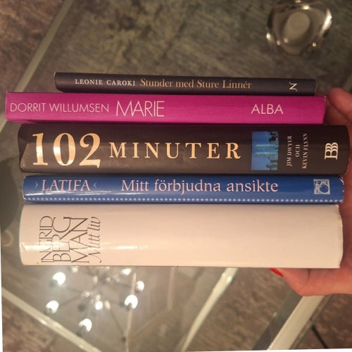 Bokpaket 5 böcker, Biografier, livsöden & verkliga berättelser