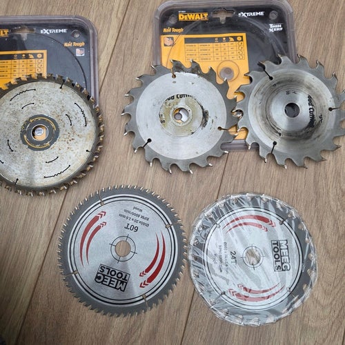 5 Sågklingor Ryobi, DeWalt och Meec Tools