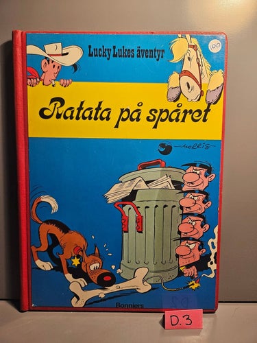 Serialbum, serie, album, tidning, Lucky lukes äventyr, Ratata på spåret