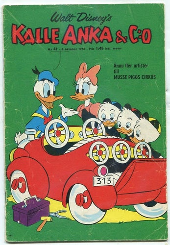 Kalle Anka & Co 1970 nr 41 Kalle Anka mycket väsen för ingen