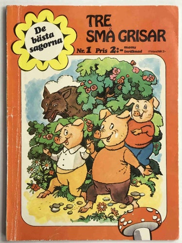 De bästa sagorna. - 1. Tre små grisar. VG