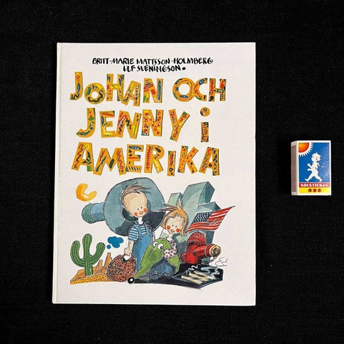 Johan och Jenny i Amerika - USA - Ulf Sveningson - Retro Vintage Fint skick!