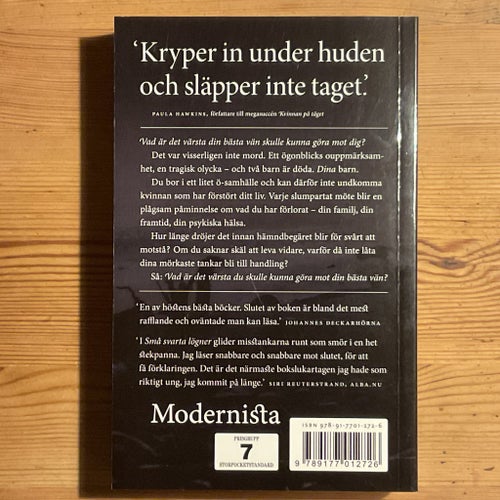 Små svarta lögner av Sharon Bolton 2015, storpocket