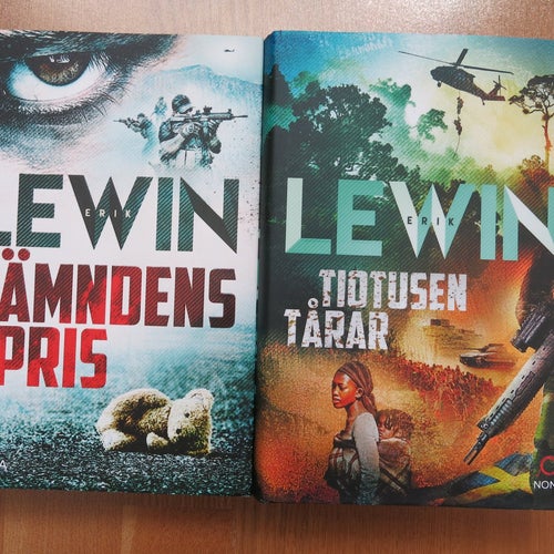 Erik Lewin - 2 böcker .
