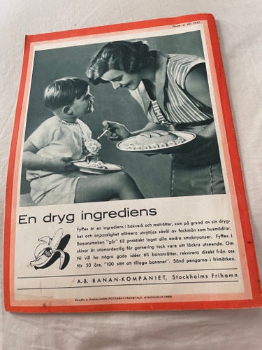 Tidning Husmodern Nr 42 1932