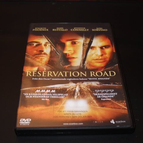 DVD-film: Reservation Road (Joaquin, Mark Ruffalo, Jennifer Connelly)