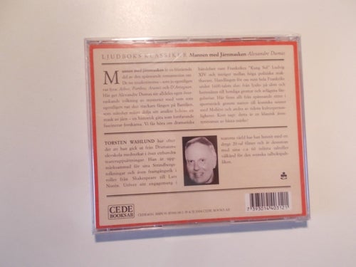 LJUDBOK: Mannen med järnmasken av Alexandre Dumas, Sealed 2-CD CEDE 2004
