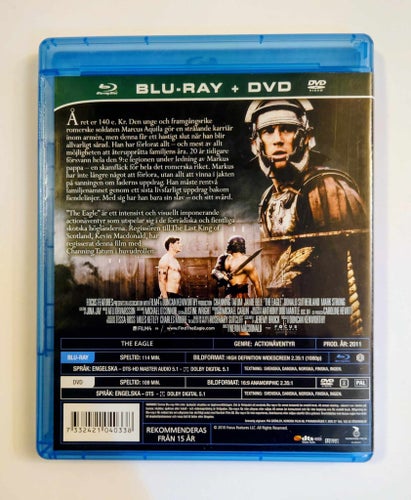 THE EAGLE - Bluray + DVD - Spegelblanka skivor - billig frakt