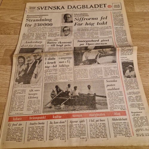 Svenska Dagbladet Söndagen den 19 Juni 1977