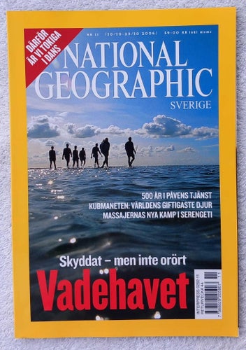 National geographic, 11/2006 – kubmaneter, schweizergardet, Serengetis framtid