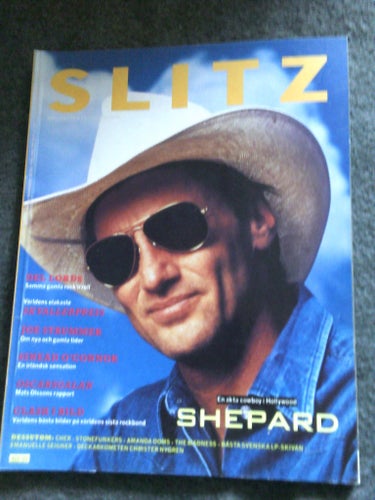 Slitz nr5 1988 The Clash, Cher, Sam Shepard, Sinead O´Connor, Madness,
