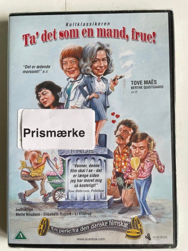 Ta' det som en mand, frue! (DVD) Fabriksforseglede