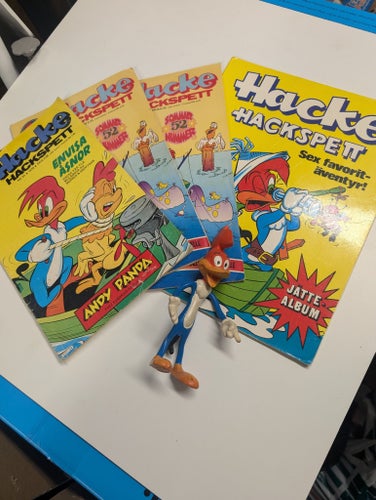Hacke Hackspepp, 1976, 1981, Jätte Album plus Figur