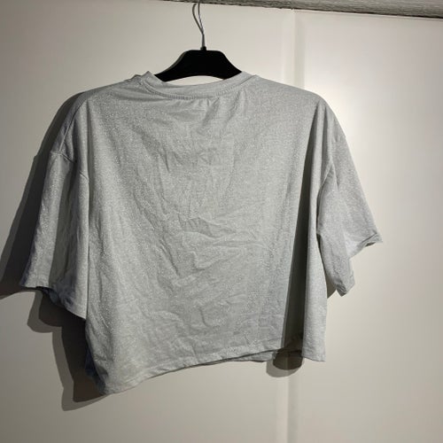 Kappahl silverfärgad t-shirt, storlek L