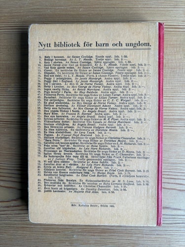 Övre Femte På Krigsstigen av Dorothy Dennison, 1931 - flickbok, vintage