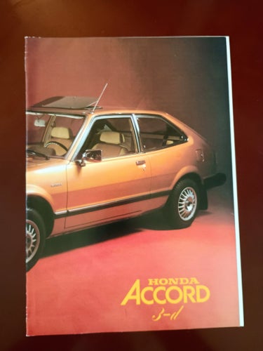 Honda Accord 3-d 4 sidigt utvik