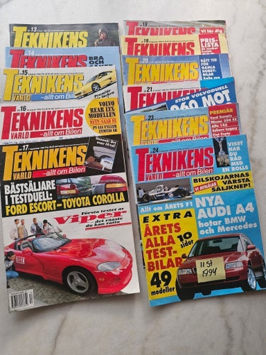 Teknikens Värld tidningar från 1994