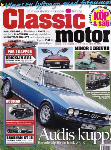 Classic 2010-9 Audi 100 Coupé.Rally Midnattsolsrallyt.Morris.Zagato