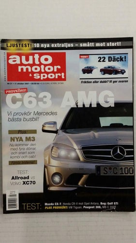 Auto motor & sport 21 2007: Audi A6 Allroad TDI, Volvo XC70 D5, Mercedes C63 AMG