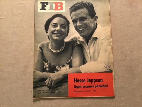 FIB NR 39 1957 LESLIE HOWARDS ÖDE,HASSE JEPPSON FOTBOLL,SVAMPEN NÄRKE