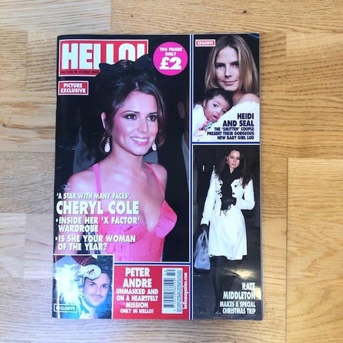 Hello Magazine December 2009 - Heide Klum, Cheryl Cole, Kate Middleton