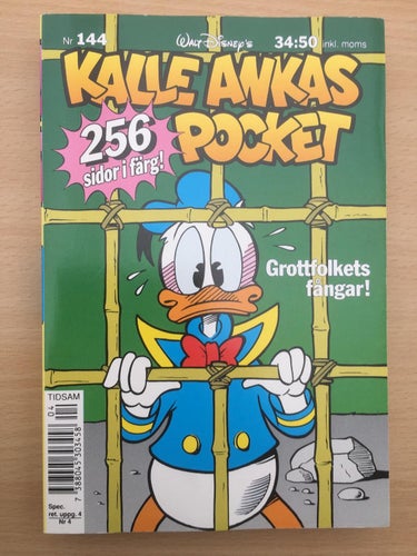 KALLE ANKAS POCKET - Nr 144 - Grottfolkets fångar!