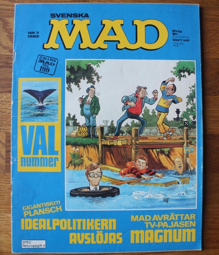 SVENSKA MAD 1982 : 7 med Bilaga