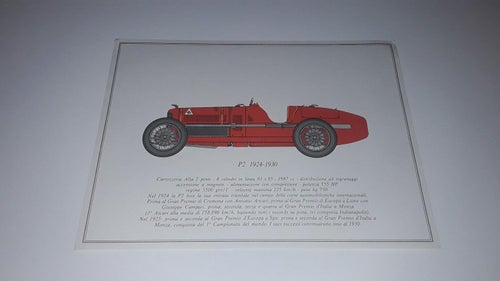 Alfa Romeo P2 1924-1930 2 sidor