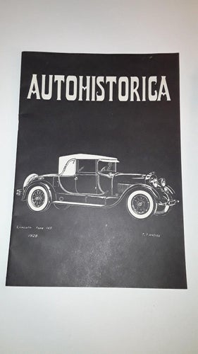 Autohistorica nr 4 1999 nytryck av ett exemplar från 60-tal