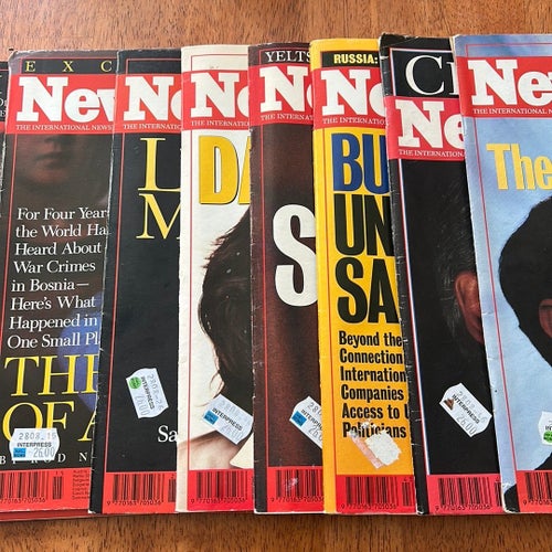 Newsweek Tidningar 8 st från 1996