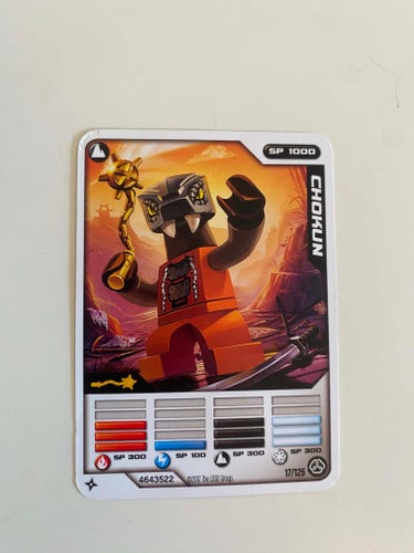 NINJAGO Masters of Spinjitzu Kortlek #2 Spelkort 17 - Internationell Version
