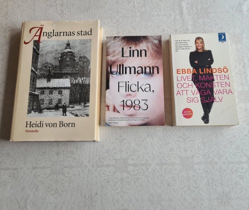 3 stycken läsvärda Böcker