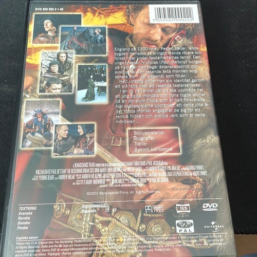 Reckoning Thriller från 2002 av Paul McGuigan med Paul Bettany och Willem Dafoe.