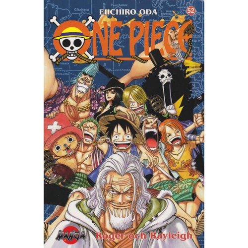 One Piece - 52 - Roger och Rayleigh - Eiichiro Oda - Svensk utgåva (Begagnad)