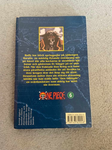 One Piece vol 6 - svenska manga anime shonen äventyr pirater