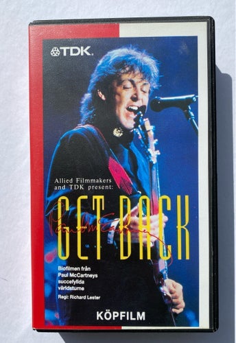Paul McCartney - Get Back VHS