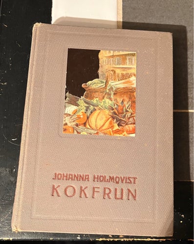 4 st gamla kokböcker
