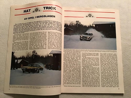 RALLYSPORT NR 1 1978 POLAR BERGSLAGSRALLYT,MARKKU ALEN,NORDMARKSNATTA