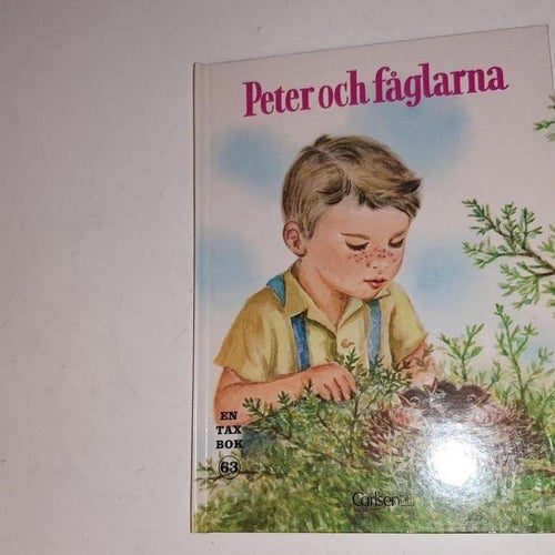 PETER OCH FÅGLARNA IAN MUNN TAX BOK 63 TRYCKT 1986 I FINT SKICK