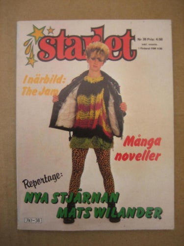 Starlet Nr:38-1982(Idolbild på The Jam, Mats Wilander)
