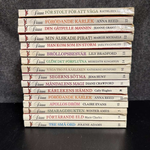 16 st. Diana Romaner - Bokpaket