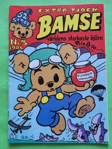 Bamse nr 3 från 1986