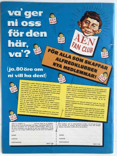 MAD - 1966:1 VG-FN