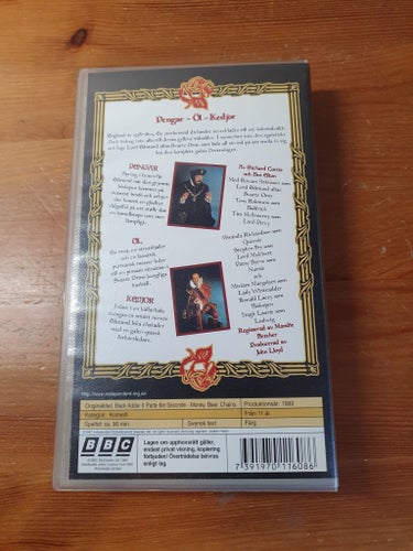 SVARTORM II - Pengar, Öl, Kedjor (VHS)