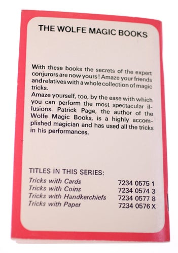 Tricks with Handkerchiefs by Patrick Page-Published 1974-English magic book-64g