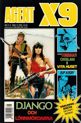 Agent X9 Serietidning 1989 nr 8 (Oläst arkivex)