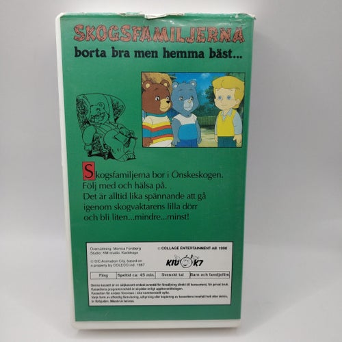 Skogsfamiljerna - Borta bra men hemma bäst - VHS